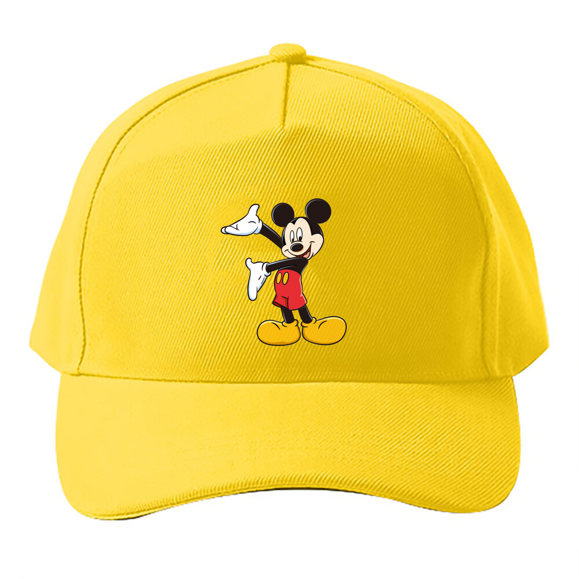 （画像用） ミッキーマウス Mickey Mouse ベースボールキャップ 綿100％ 男女兼用 帽子 スポーツ